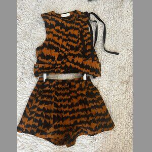 Ulla Johnson handmade short set size 6